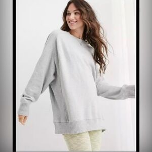 Aerie Light Gray Women's Turtleneck Sweater